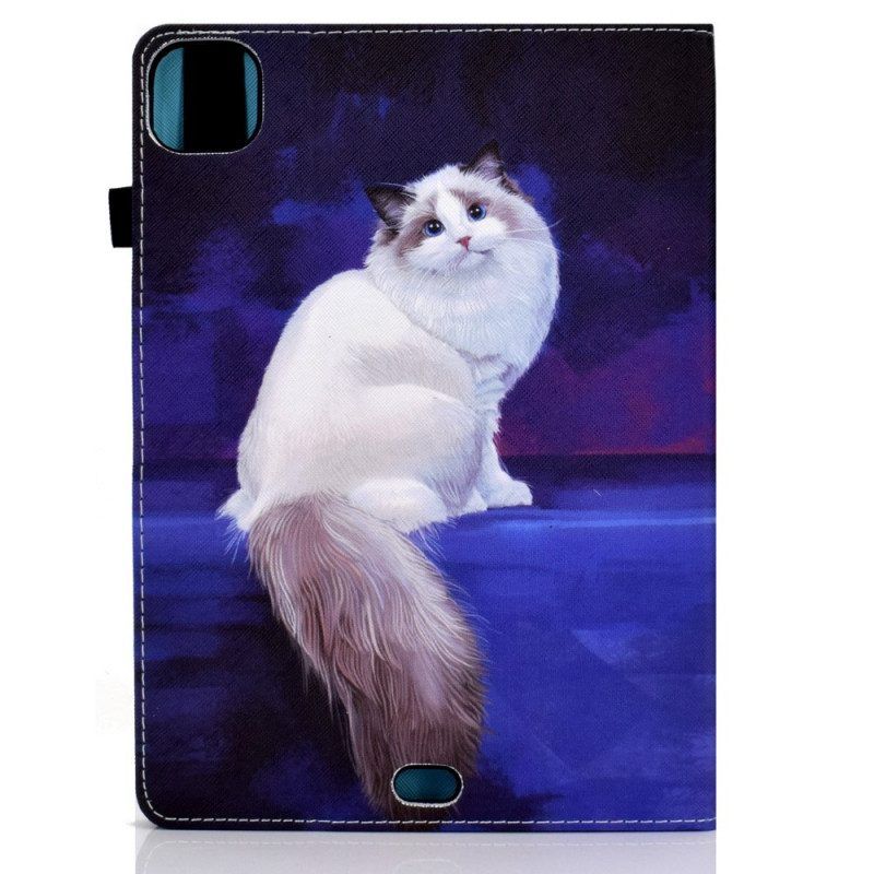 Case Für iPad Pro 11" (2022) Weiße Katze