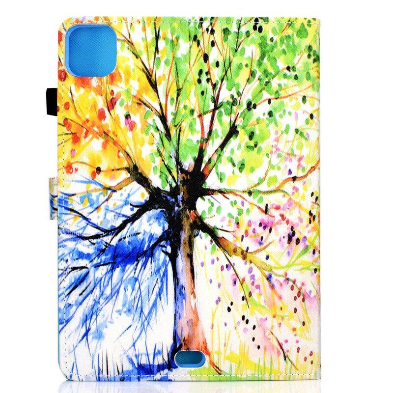 Flip Case Für iPad Pro 11" (2022) Aquarellbaum