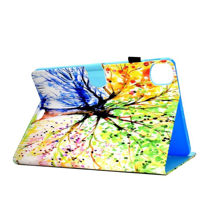 Flip Case Für iPad Pro 11" (2022) Aquarellbaum