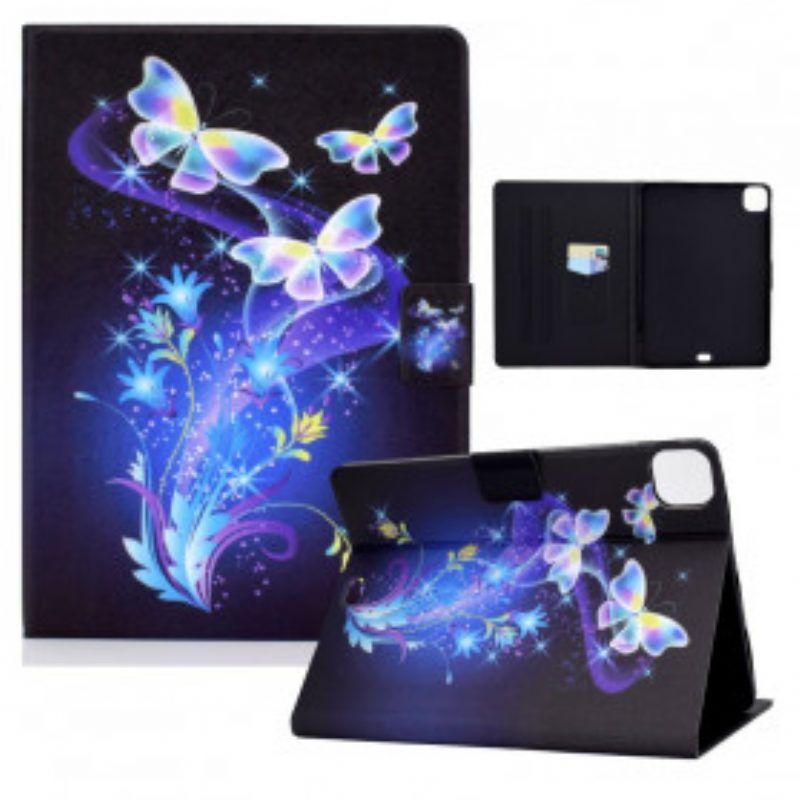 Flip Case Für iPad Pro 11" (2022) Magische Schmetterlinge
