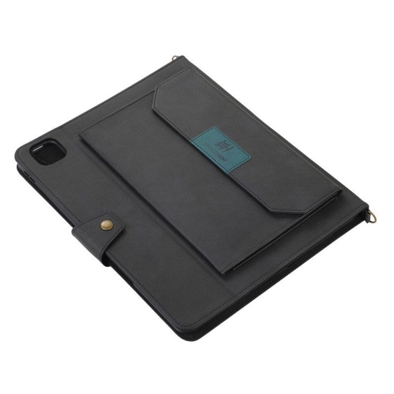 Flip Case Für iPad Pro 11" (2022) Rfid-schultergurt