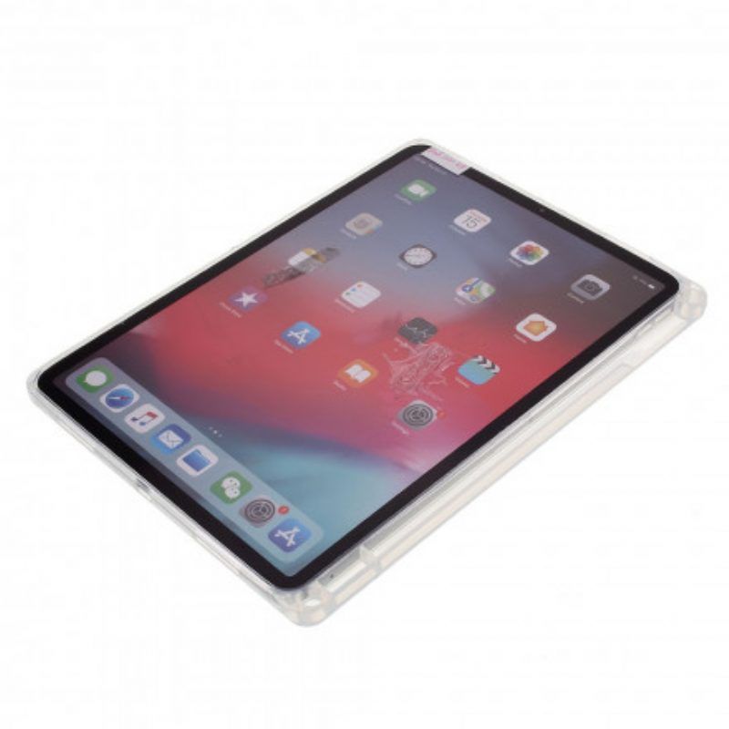 Hülle Für iPad Pro 11" (2022) Transparenter Stifthalter Aus Silikon