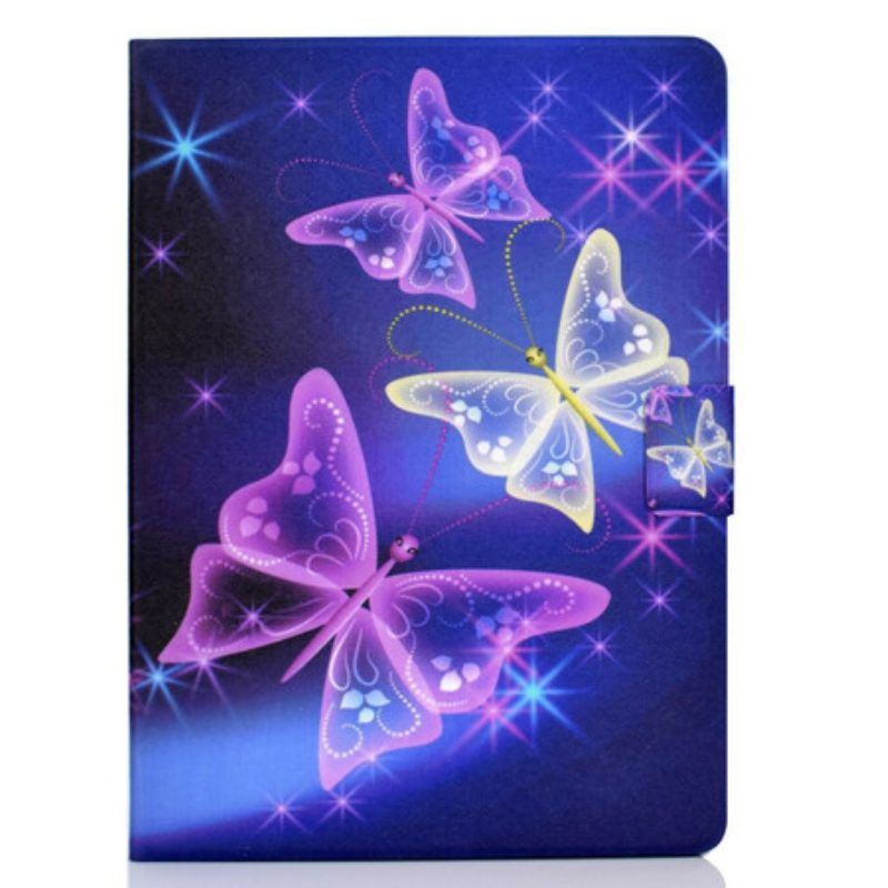 Lederhüllen Für iPad Pro 11" (2022) Magische Schmetterlinge