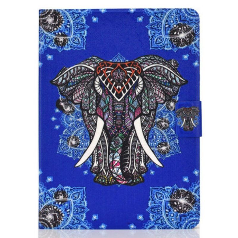 Lederhüllen Für iPad Pro 11" (2022) Mandala-elefant