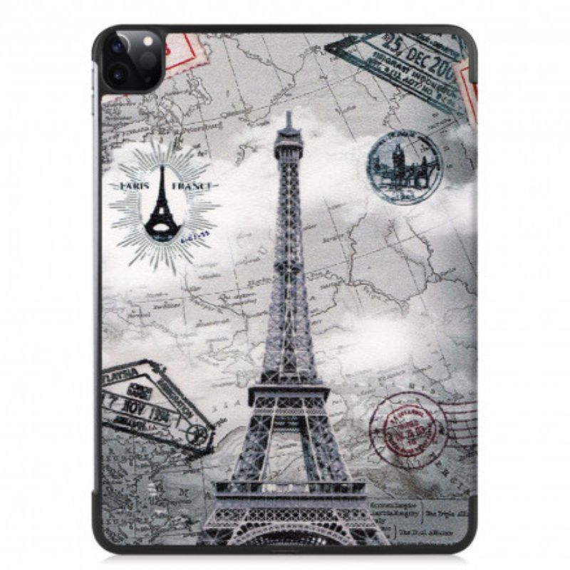 Schutzhülle Für iPad Pro 11" (2022) Eiffelturm-stifthalter