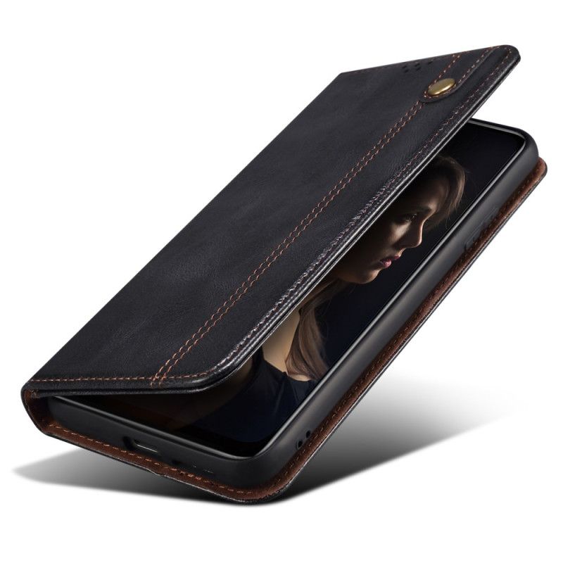 Flip Case Für Oppo Find X8 Gewachstes Kunstleder