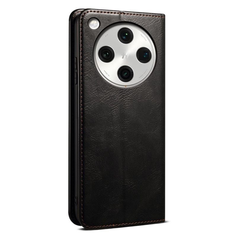 Flip Case Für Oppo Find X8 Gewachstes Kunstleder