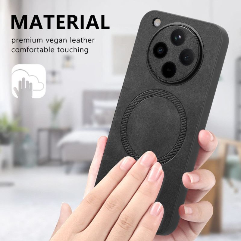 Hülle Oppo Find X8 Magsafe-kompatible Lederoptik