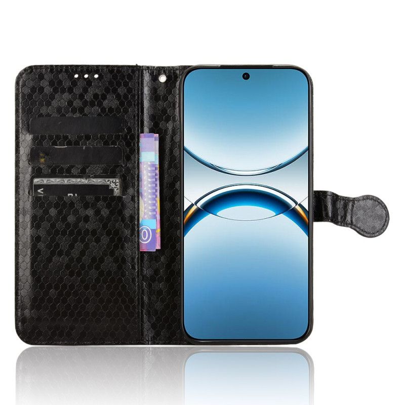 Lederhüllen Für Oppo Find X8 Glänzende Riemenpunkte
