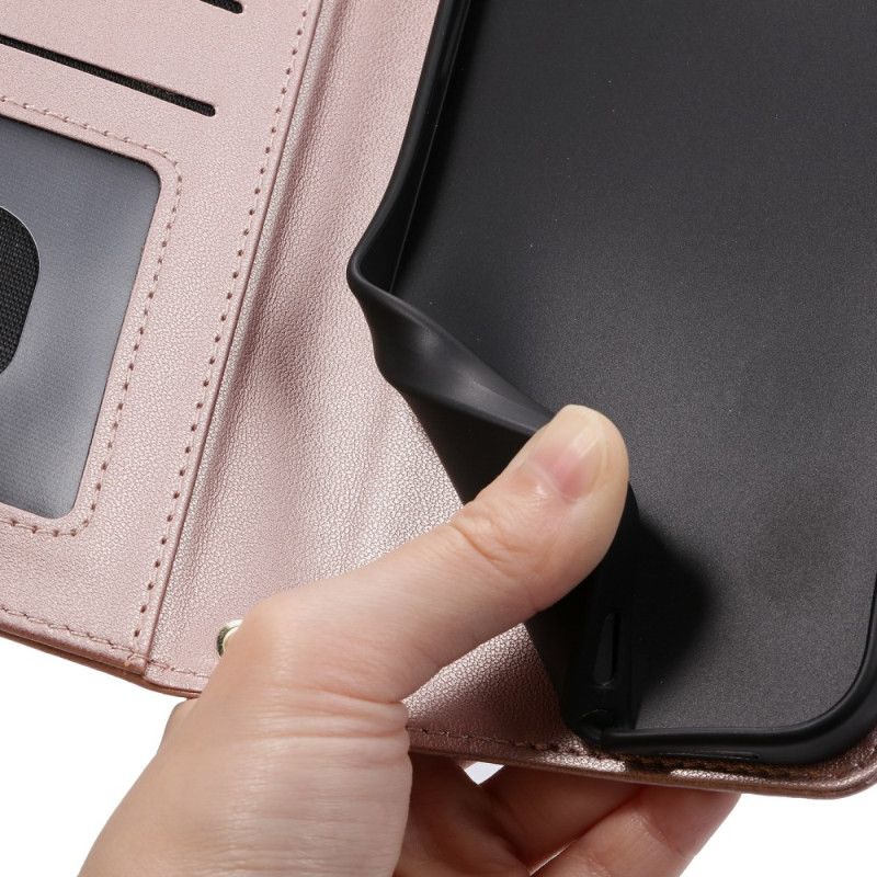 Lederhüllen Oppo Find X8 Handyhülle Gesteppt Mit Riemen Und Schulterriemen