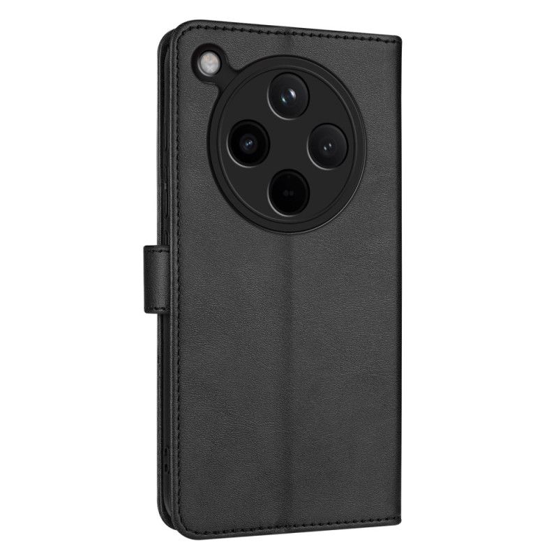 Lederhüllen Oppo Find X8 Schlichtes Kunstleder