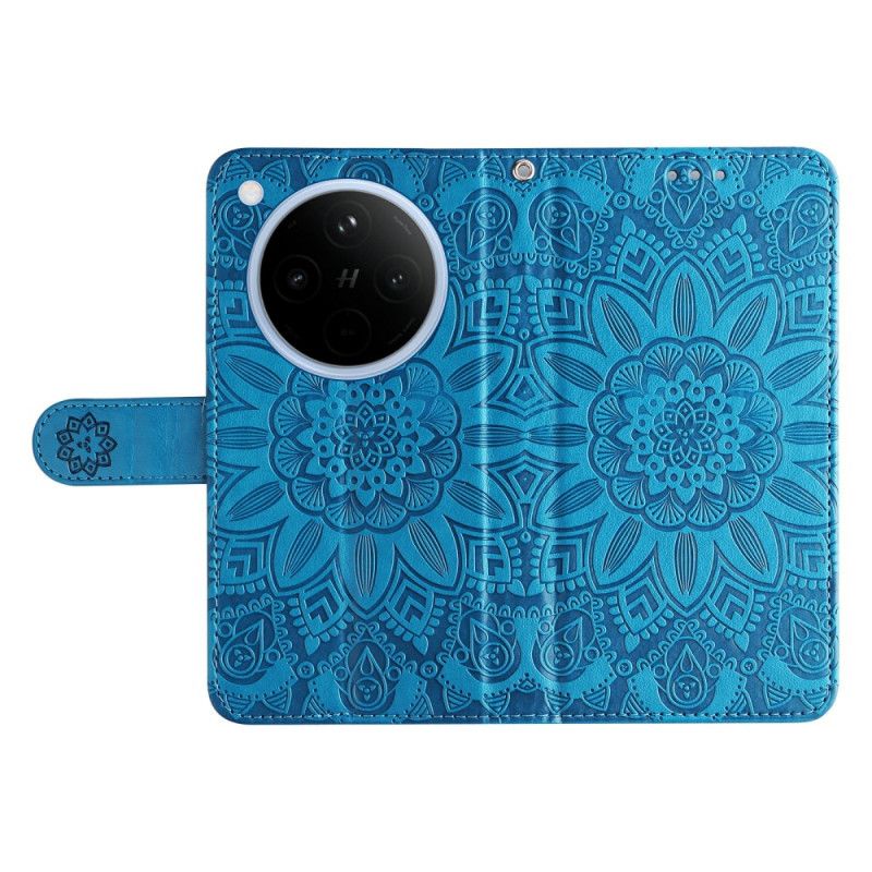 Lederhüllen Oppo Find X8 Sonnenblumenmuster