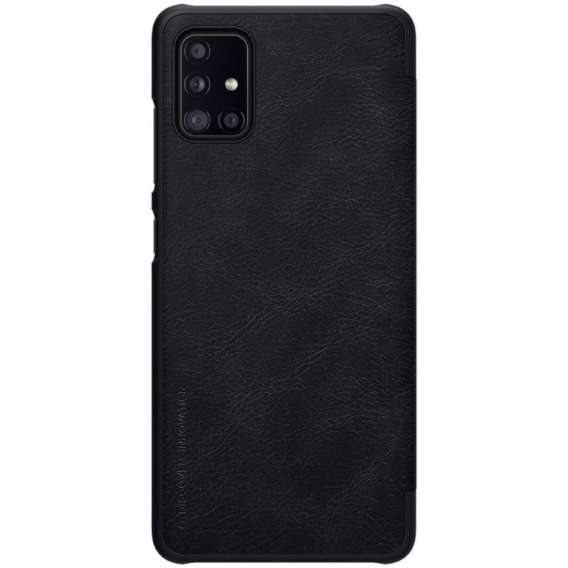 Flip Case Samsung Galaxy A51 5G Schwarz Nillkin-Qin-Serie