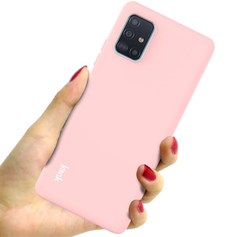 Hülle Für Samsung Galaxy A51 5G Schwarz Gefühlsfarben Der Imak Uc-2-Serie