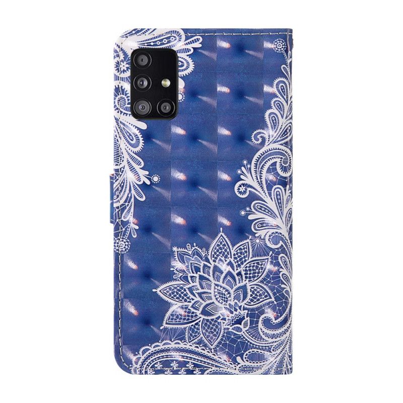 Lederhüllen Samsung Galaxy A51 5G Handyhülle Lichtfleckspitze Mit Tanga