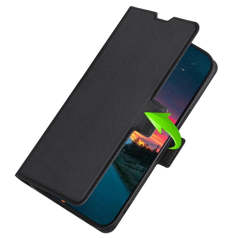 Flip Case Für Oppo Reno 7 Finesse-doppelverschluss