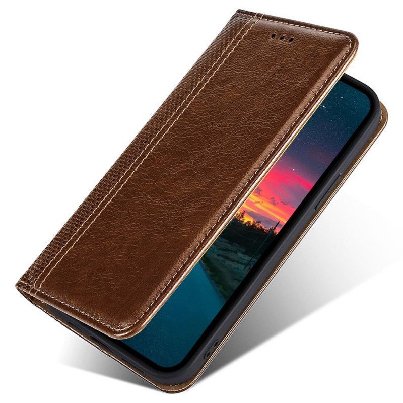 Schutzhülle Für Oppo Reno 7 Flip Case Vintage-kunstleder