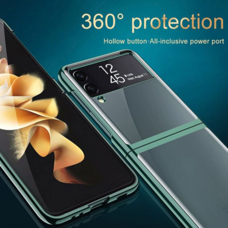 Hülle Samsung Galaxy Z Flip 3 5g Handyhülle Kanten Im Metallstil