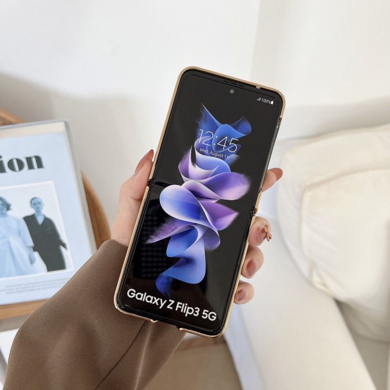 Hülle Samsung Galaxy Z Flip 3 5g Handyhülle Kunstlederband