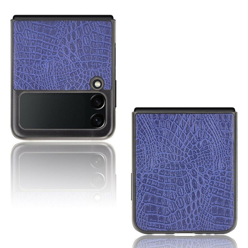 Hülle Samsung Galaxy Z Flip 3 5g Krokodilleder-effekt