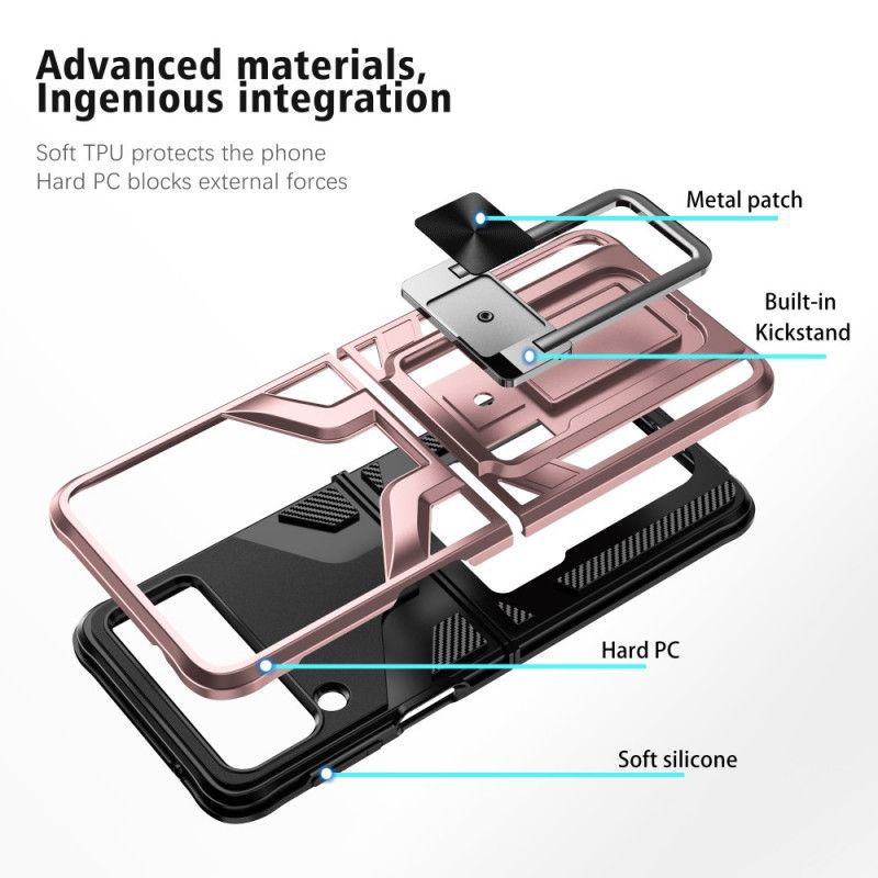 Hülle Samsung Galaxy Z Flip 3 5g Premium-ring