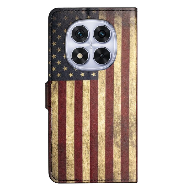Lederhüllen Für Xiaomi Redmi Note 15 Pro Plus 5g Amerikanische Flagge