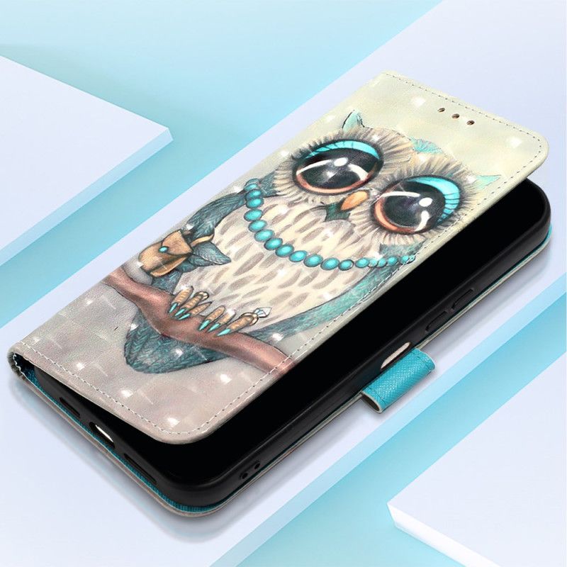 Lederhüllen Für Xiaomi Redmi Note 15 Pro Plus 5g Graue Eule