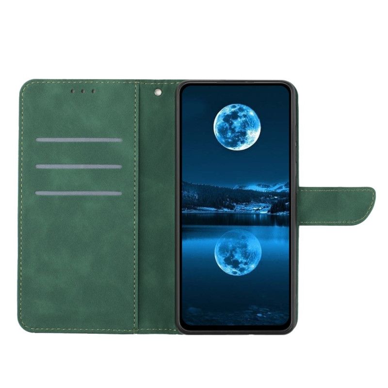 Lederhüllen Für Xiaomi Redmi Note 15 Pro Plus 5g Linien Und Streifen
