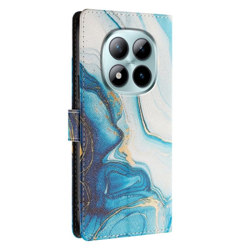 Lederhüllen Xiaomi Redmi Note 15 Pro Plus 5g Blauer Marmor