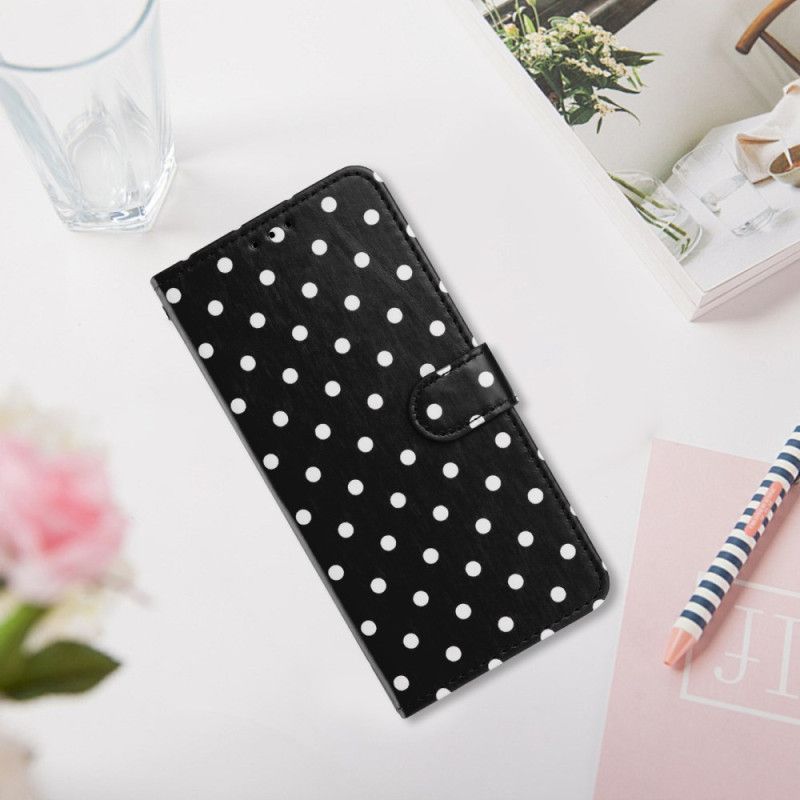 Lederhüllen Xiaomi Redmi Note 15 Pro Plus 5g Handyhülle Erbsenmuster