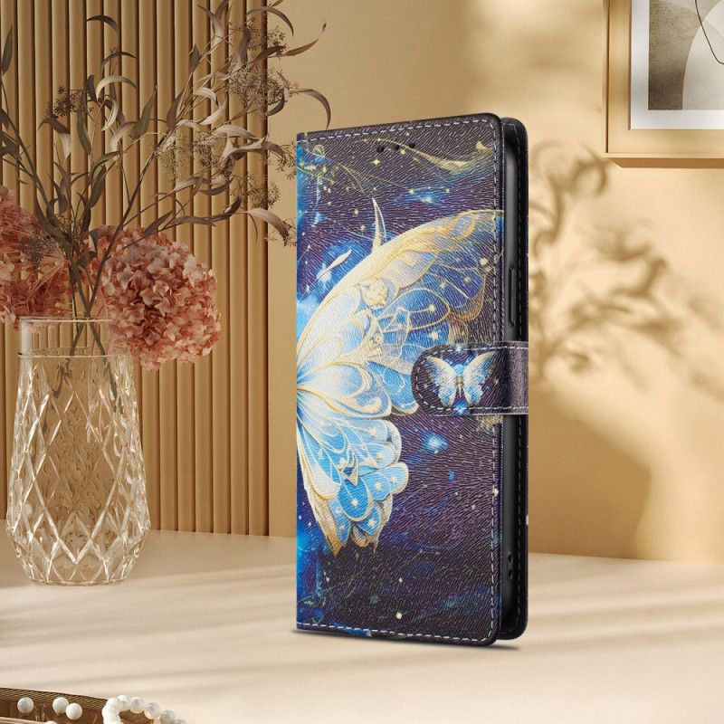 Lederhüllen Xiaomi Redmi Note 15 Pro Plus 5g Handyhülle Großer Schmetterling