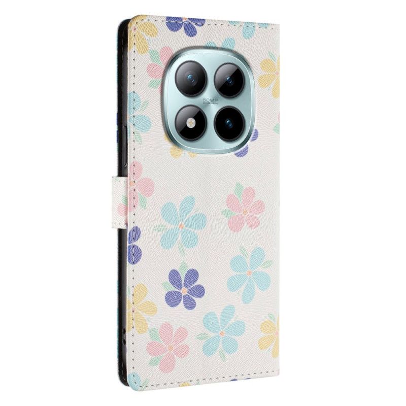 Lederhüllen Xiaomi Redmi Note 15 Pro Plus 5g Handyhülle Kleine Blumen