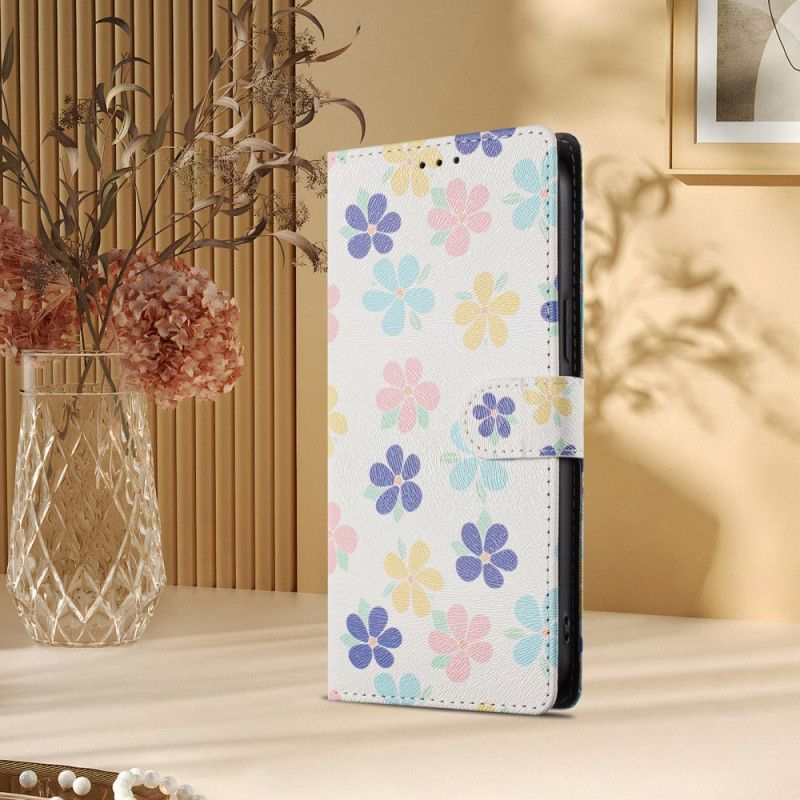 Lederhüllen Xiaomi Redmi Note 15 Pro Plus 5g Handyhülle Kleine Blumen