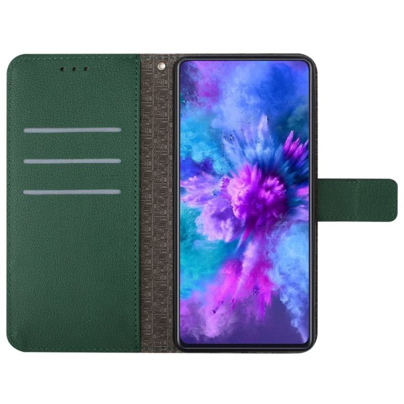 Lederhüllen Xiaomi Redmi Note 15 Pro Plus 5g Handyhülle Rauten
