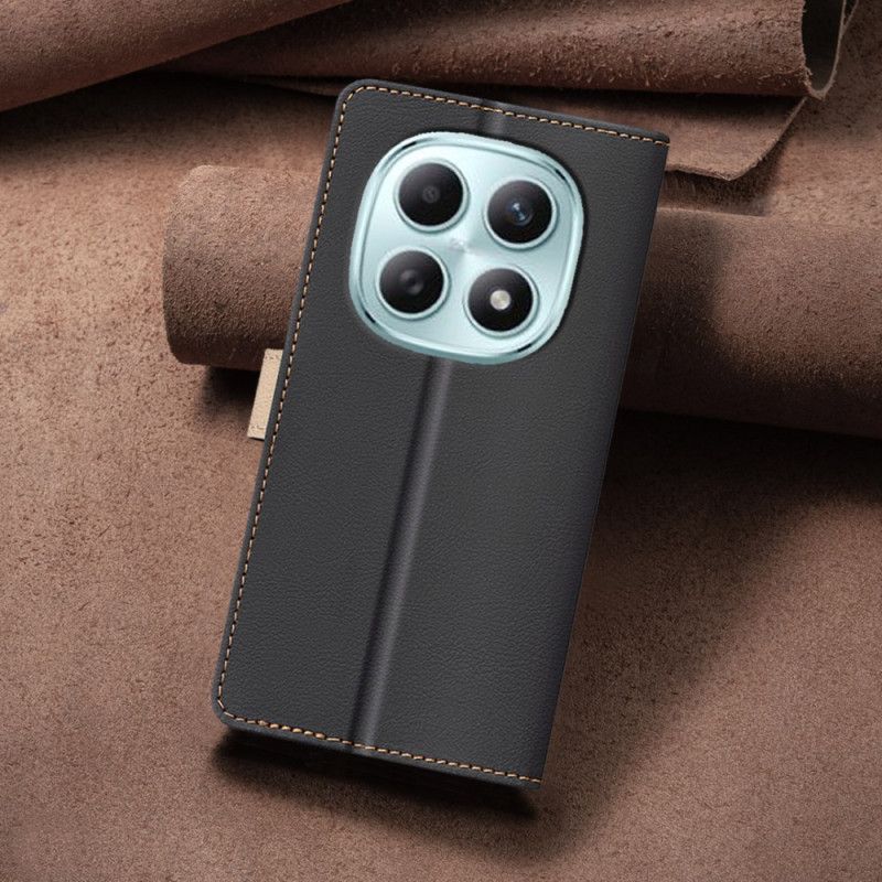 Lederhüllen Xiaomi Redmi Note 15 Pro Plus 5g Handyhülle Zweifarbige Tasche Farbe
