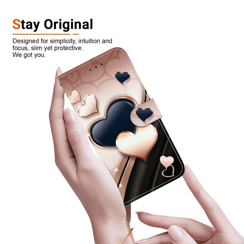 Lederhüllen Xiaomi Redmi Note 15 Pro Plus 5g Liebesmuster