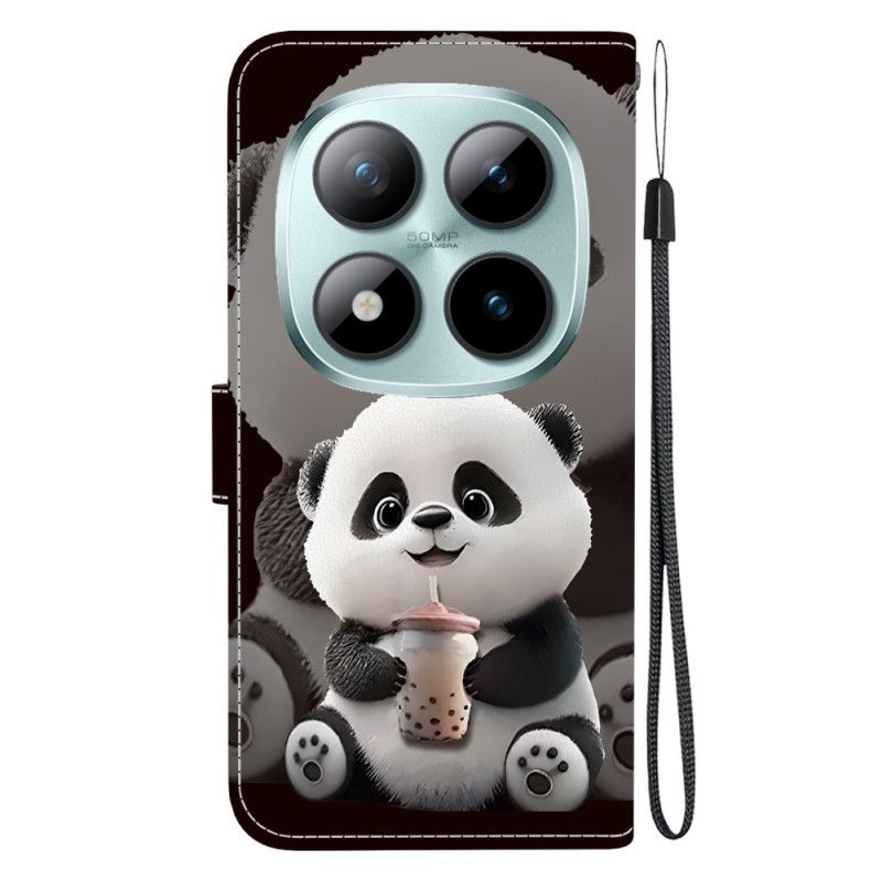 Lederhüllen Xiaomi Redmi Note 15 Pro Plus 5g Milchtee-panda