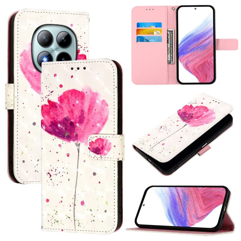 Lederhüllen Xiaomi Redmi Note 15 Pro Plus 5g Mohnblume