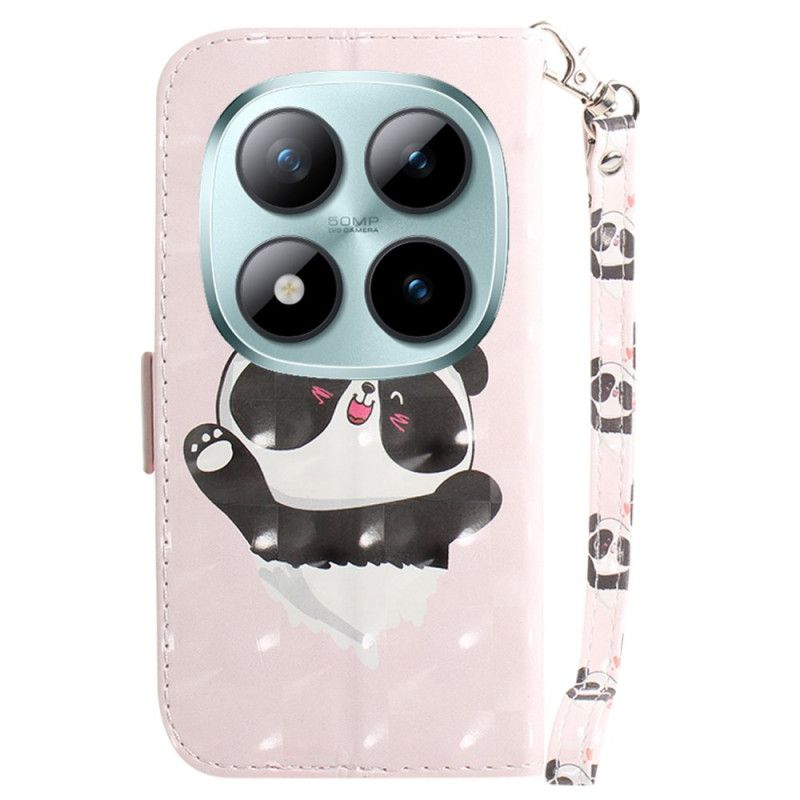 Lederhüllen Xiaomi Redmi Note 15 Pro Plus 5g Panda-liebe Mit Lanyard