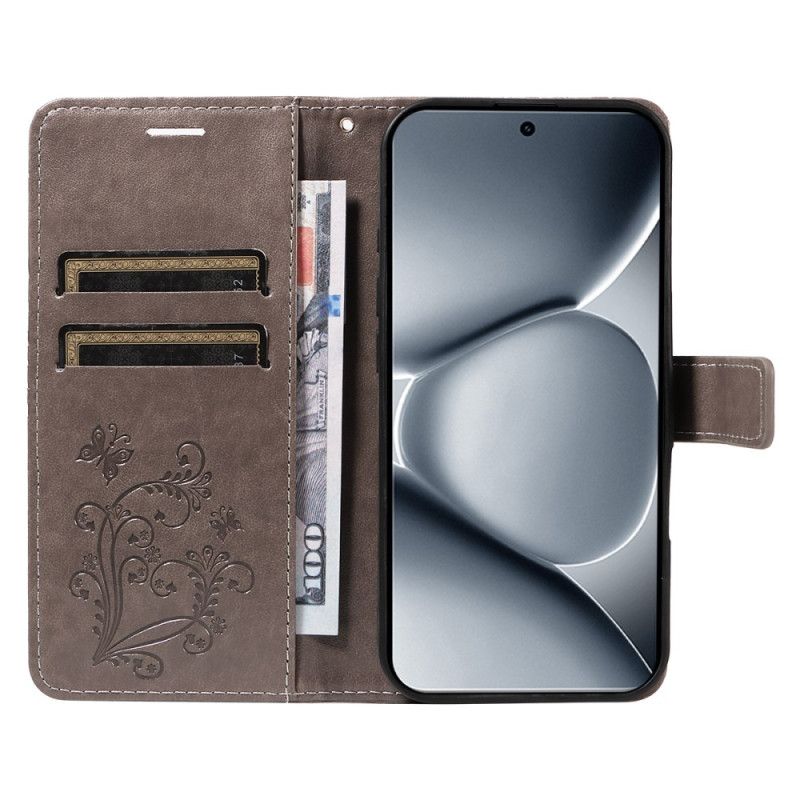 Lederhüllen Xiaomi Redmi Note 15 Pro Plus 5g Riesige Schmetterlinge