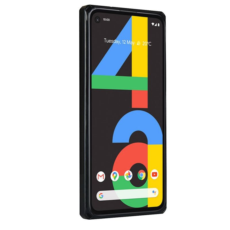 Hülle Google Pixel 4a Schwarz Kartenhalterhalter Und Lanyard