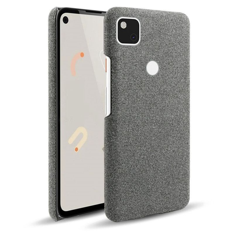 Hülle Google Pixel 4a Schwarz Ksq Stoffstruktur