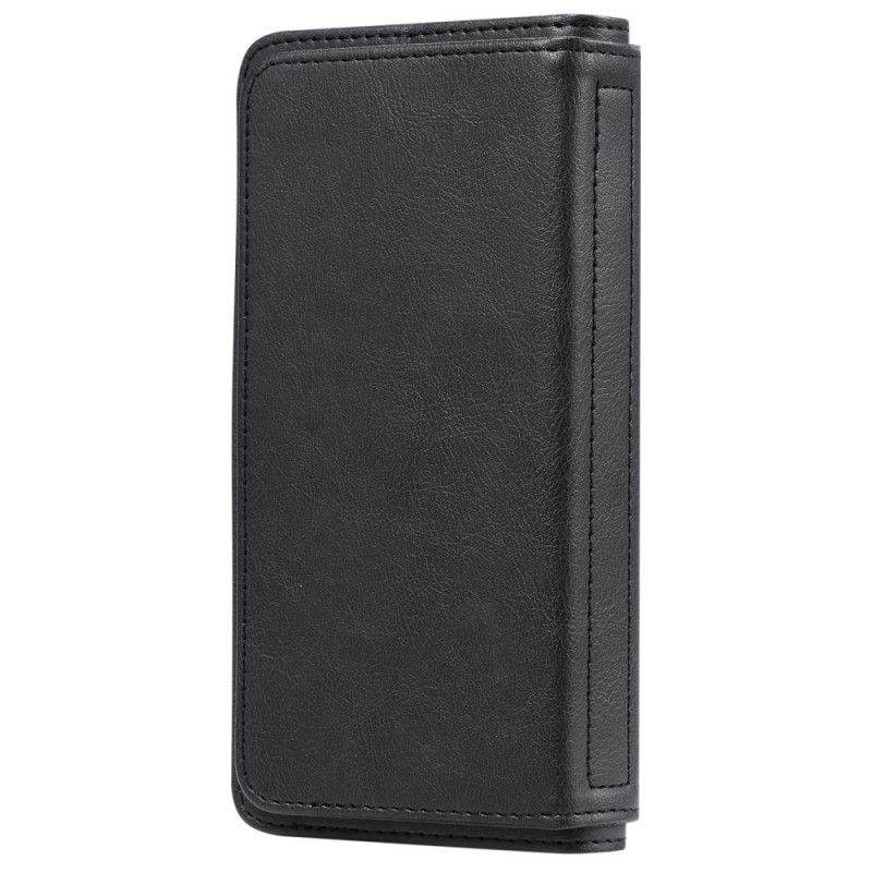 Lederhüllen Google Pixel 4a Schwarz 10 Multifunktionskartenhalter