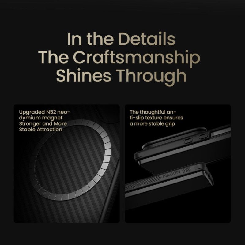 Hülle Für Samsung Galaxy Z Fold 7 Carboprop Serie Mit Ständer