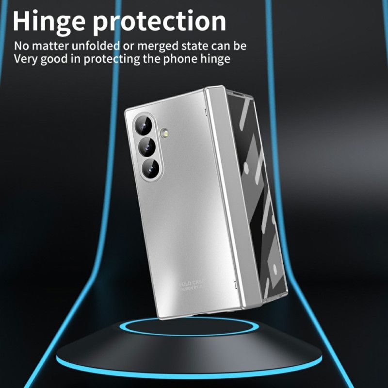 Hülle Für Samsung Galaxy Z Fold 7 Metallic-effekt Mit Displayschutzfolie
