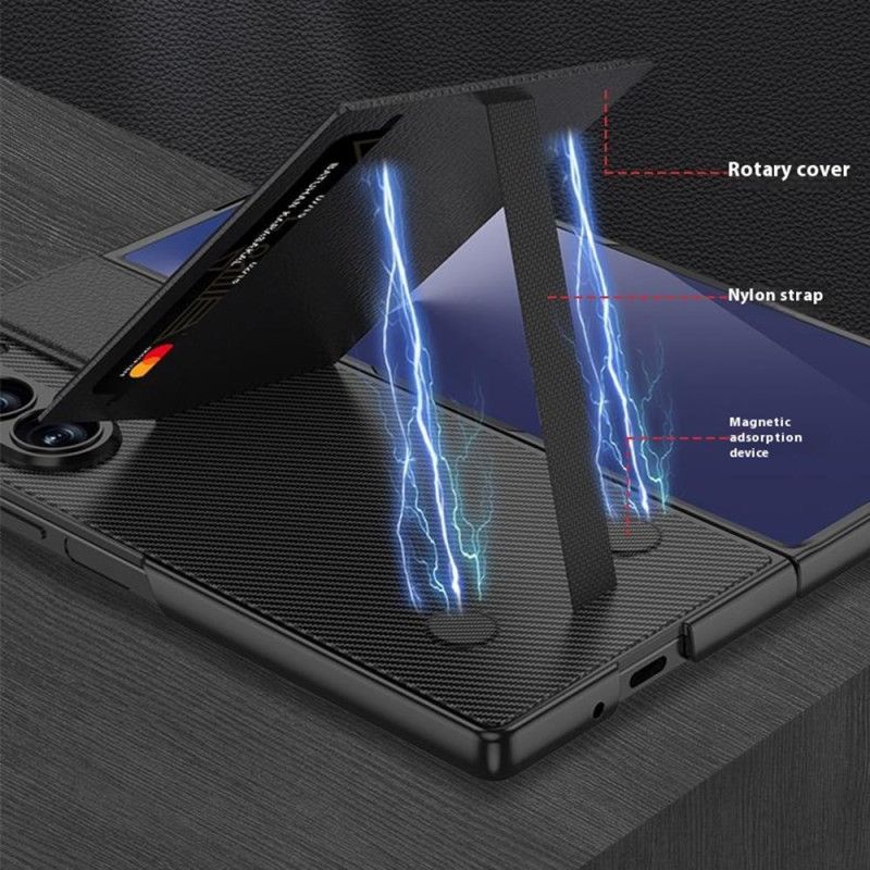 Hülle Samsung Galaxy Z Fold 7 Handyhülle Integrierter Kartenhalter