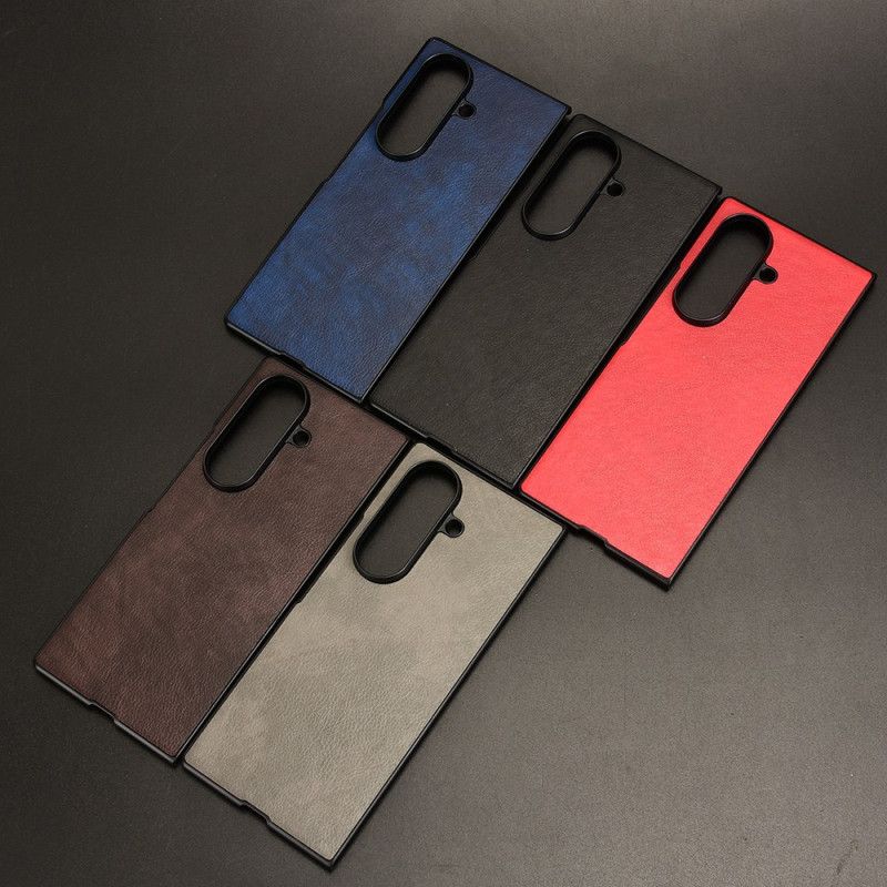 Hülle Samsung Galaxy Z Fold 7 Handyhülle Lederoptik