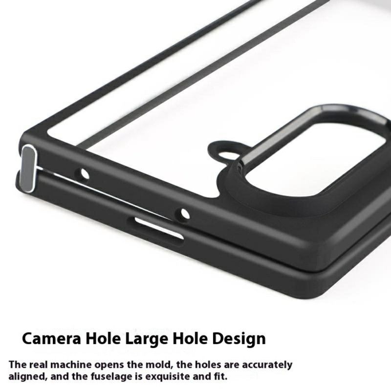 Hülle Samsung Galaxy Z Fold 7 Handyhülle Stoßfest Transparente Rückseite