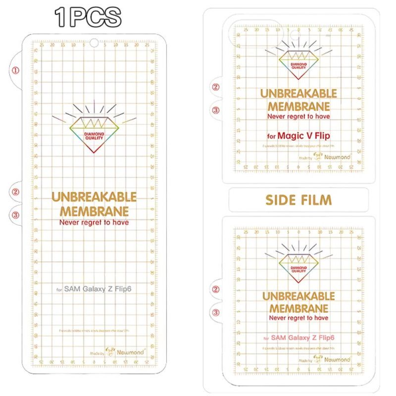 Displayschutzfolien Für Vorder- Und Rückseite Für Samsung Galaxy Z Flip 7 Fe / Z Flip 6