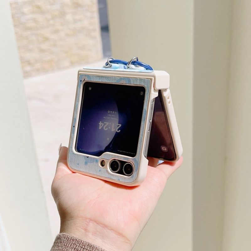 Hülle Für Samsung Galaxy Z Flip 7 Fe Bärenmotiv Und Handschlaufe